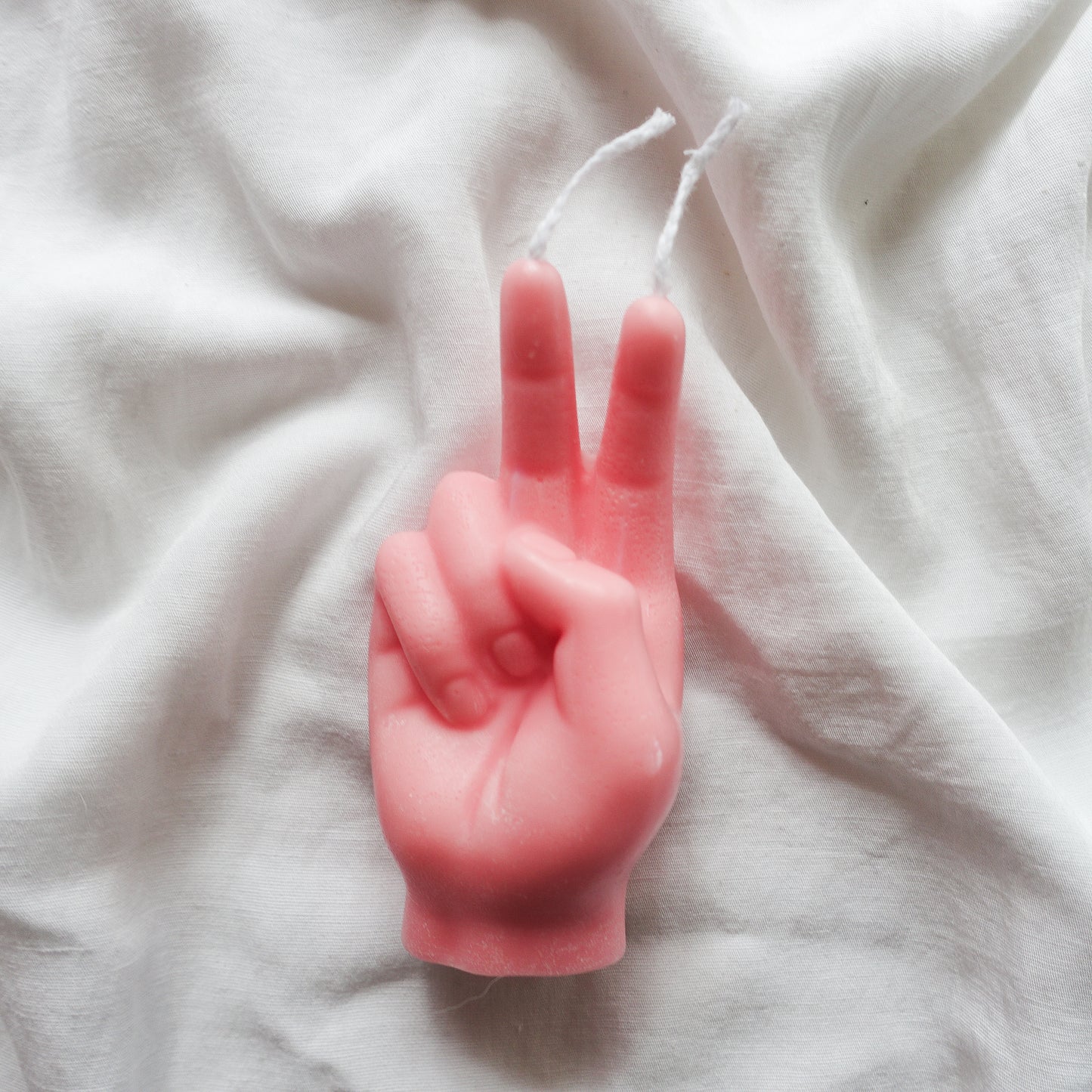 Ursula ~ Peace ~  hand shaped candle