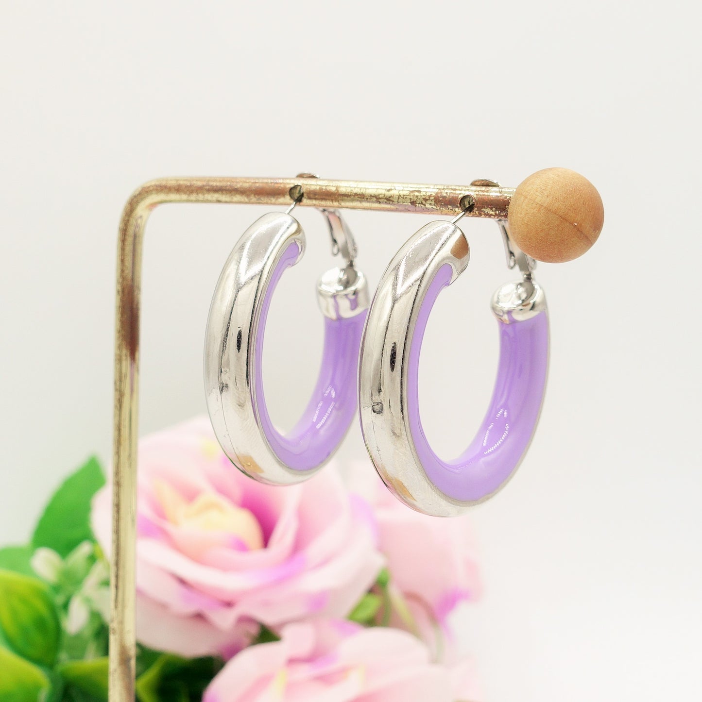 DREW - ACCIAIO INOSSIDABILE - Big Hoops orecchini a cerchio smaltati