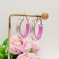 DREW - ACCIAIO INOSSIDABILE - Big Hoops orecchini a cerchio smaltati