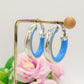 DREW - ACCIAIO INOSSIDABILE - Big Hoops orecchini a cerchio smaltati