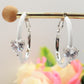 CHERIE FLUO - BIG hoops - orecchini a cerchio smaltati con cubic zirconia a forma di cuore