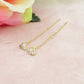 SHINY CUORE Rainbow - Acciaio inossidabile ~ PAIO Orecchini filo pendenti con cubic zirconia a cuore - Saliscendi -