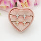 SYLVIE CROSS STUDS ~ Orecchini a lobo con croce in cubic zirconia