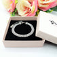 BELLATRIX ~ Bracciale Tennis  triplo in ACCIAIO INOSSIDABILE con cubic zirconia