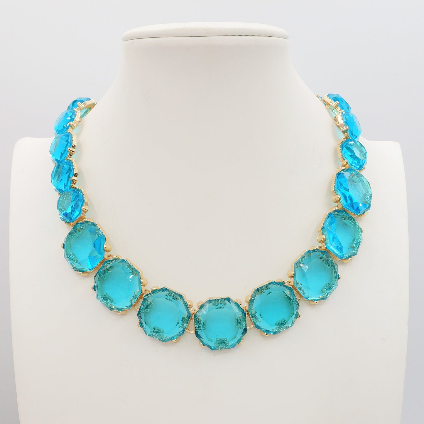 YVONNE SET - Collier e Bracciale con cristalli sfaccettati