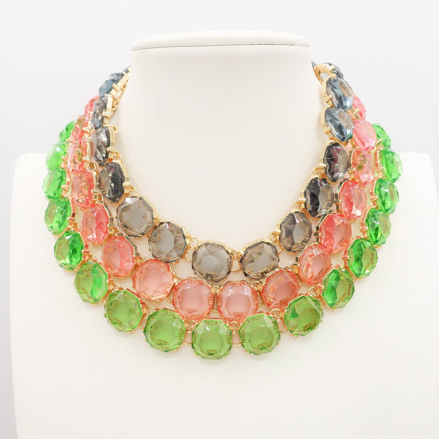 YVONNE - Collier con cristalli sfaccettat