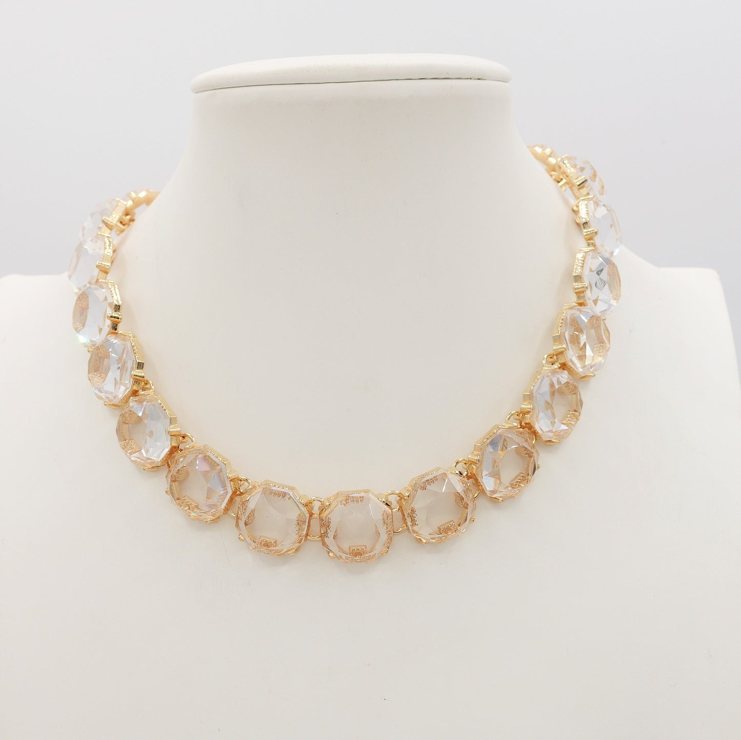 YVONNE - Collier con cristalli sfaccettat