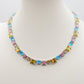 CHARIS Collier Tennis - Collana con Cubic Zirconia RAINBOW