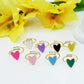 AMOUR ~ Anello SMALTATO regolabile ACCIAIO INOSSIDABILE