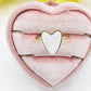 AMOUR ~ Anello SMALTATO regolabile ACCIAIO INOSSIDABILE