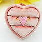 AMOUR ~ Anello SMALTATO regolabile ACCIAIO INOSSIDABILE