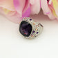 DIVA - Cocktail ring regolabile con cubic zirconia