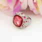 DIVA - Cocktail ring regolabile con cubic zirconia