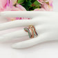 VIPER - Anello serpente regolabile con cubic zirconia