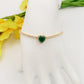 DIANA ~Chunky ~ Bracciale tennis con cuore in Cubic Zirconia