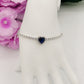 DIANA ~Chunky ~ Bracciale tennis con cuore in Cubic Zirconia
