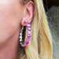 LUCE HEARTS - Big Hoops - Orecchini a cerchio con pietre sfaccettate