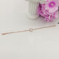 DIANA ~Chunky ~ Bracciale tennis con cuore in Cubic Zirconia