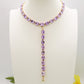 KELLY -COLLANA CRAVATTINA con pietre sfaccettate - LUCE COLLECTION