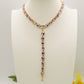 KELLY -COLLANA CRAVATTINA con pietre sfaccettate - LUCE COLLECTION
