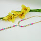KELLY -COLLANA CRAVATTINA con pietre sfaccettate - LUCE COLLECTION