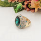DIVA - Cocktail ring regolabile con cubic zirconia