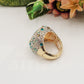 DIVA - Cocktail ring regolabile con cubic zirconia