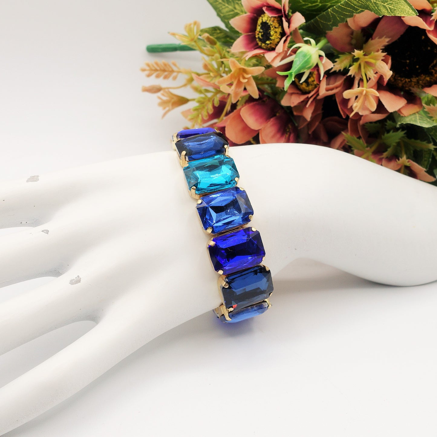 MARGOT new colours - Bracciale Elasticizzato con pietre sfaccettate