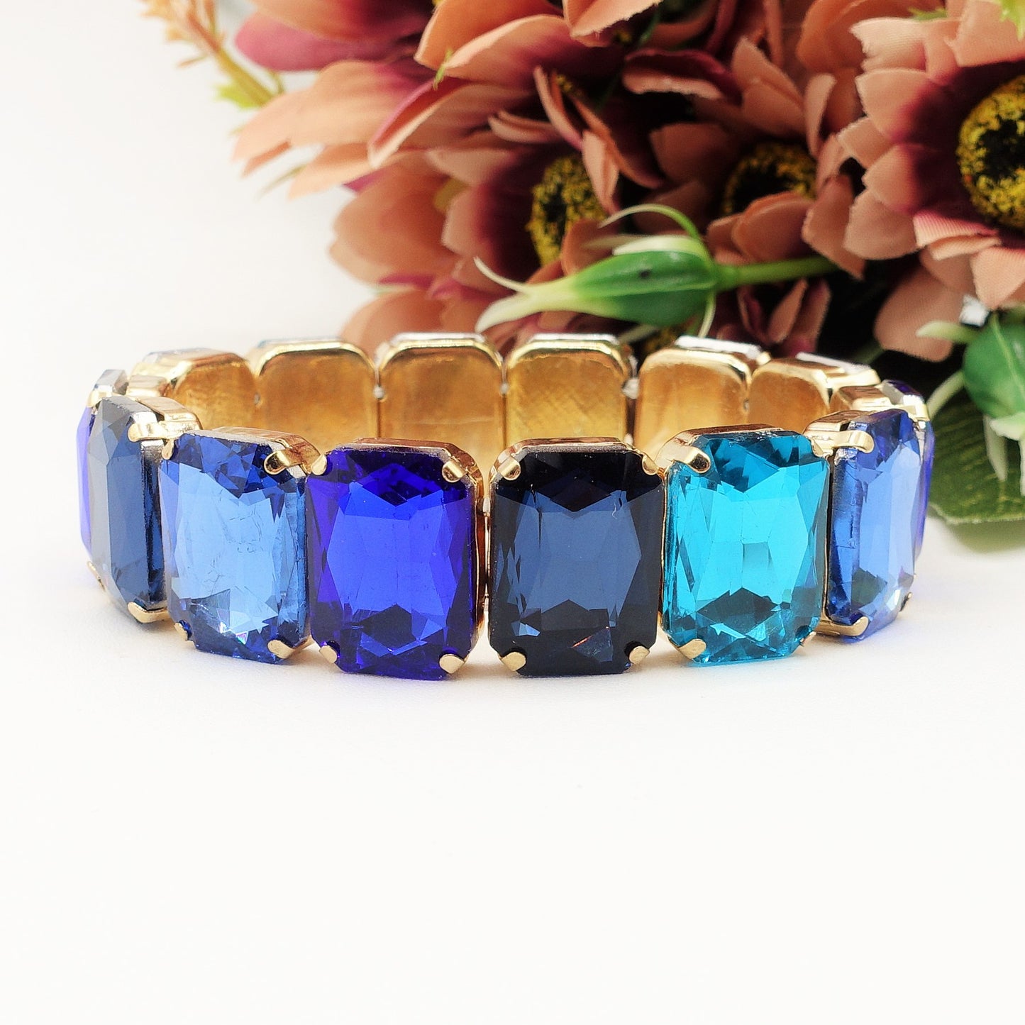 MARGOT new colours - Bracciale Elasticizzato con pietre sfaccettate