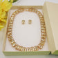 MARGOT 2.0 BEIGE SET - Collier orecchini e bracciale con pietre sfaccettate