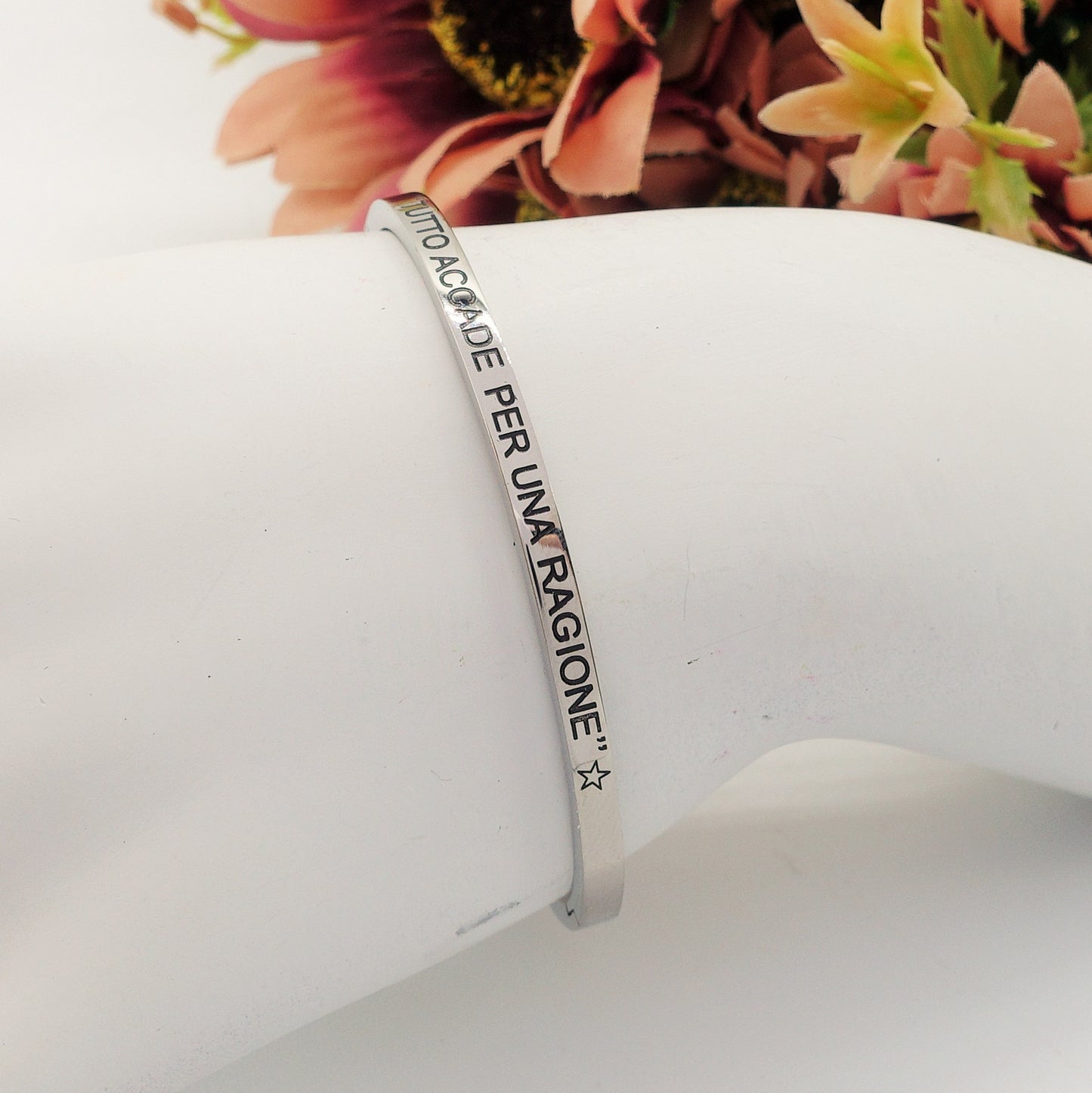 SPECIAL for you - Bracciale manetta con dediche ~ ACCIAIO INOSSIDABILE