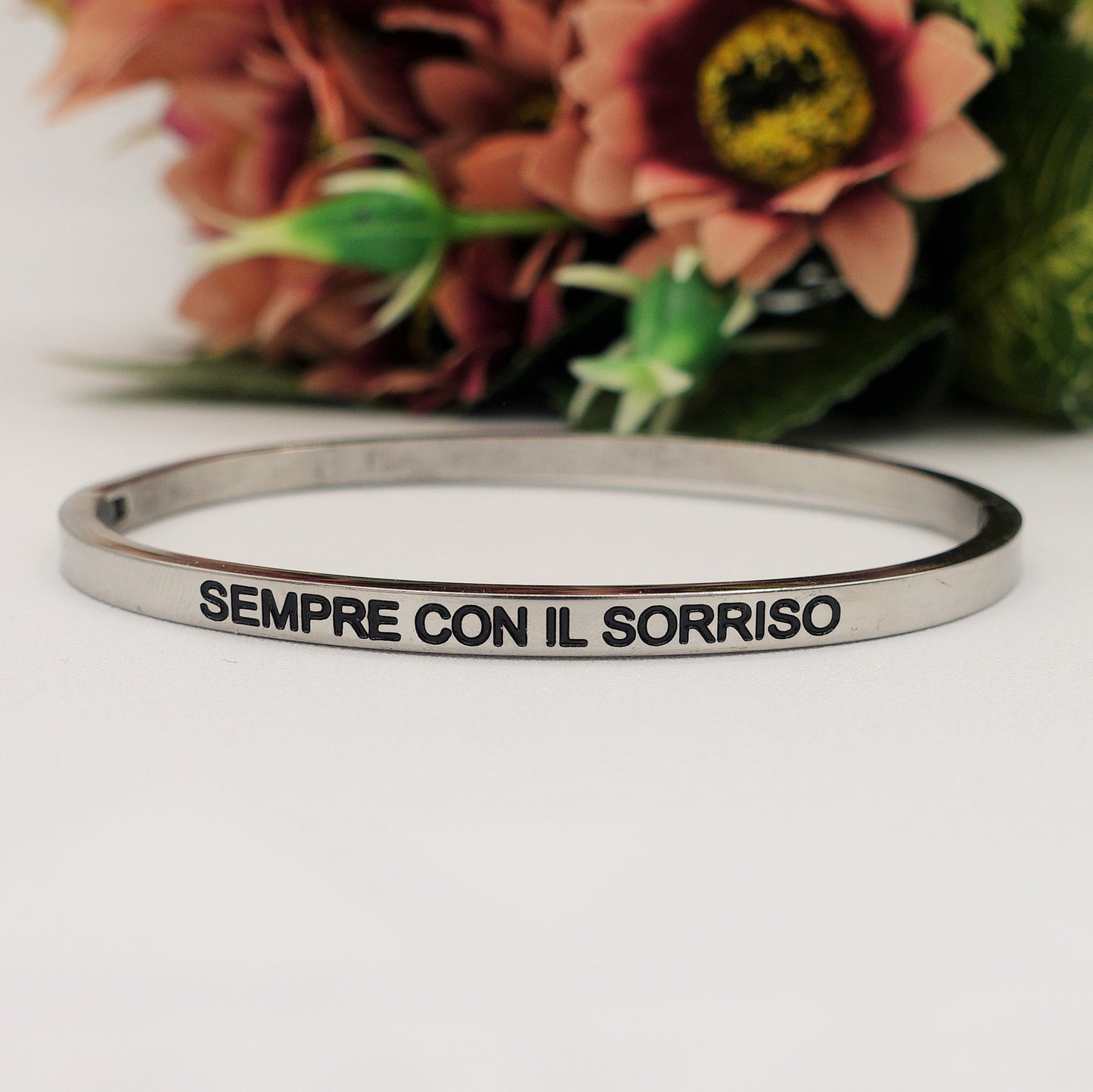 SPECIAL for you - Bracciale manetta con dediche ~ ACCIAIO INOSSIDABILE