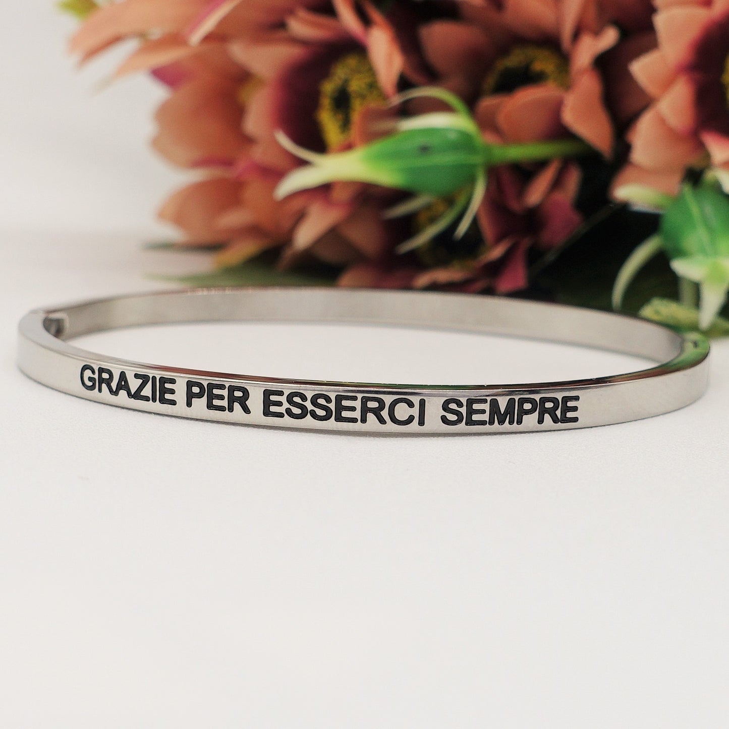 SPECIAL for you - Bracciale manetta con dediche ~ ACCIAIO INOSSIDABILE