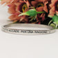 SPECIAL for you - Bracciale manetta con dediche ~ ACCIAIO INOSSIDABILE