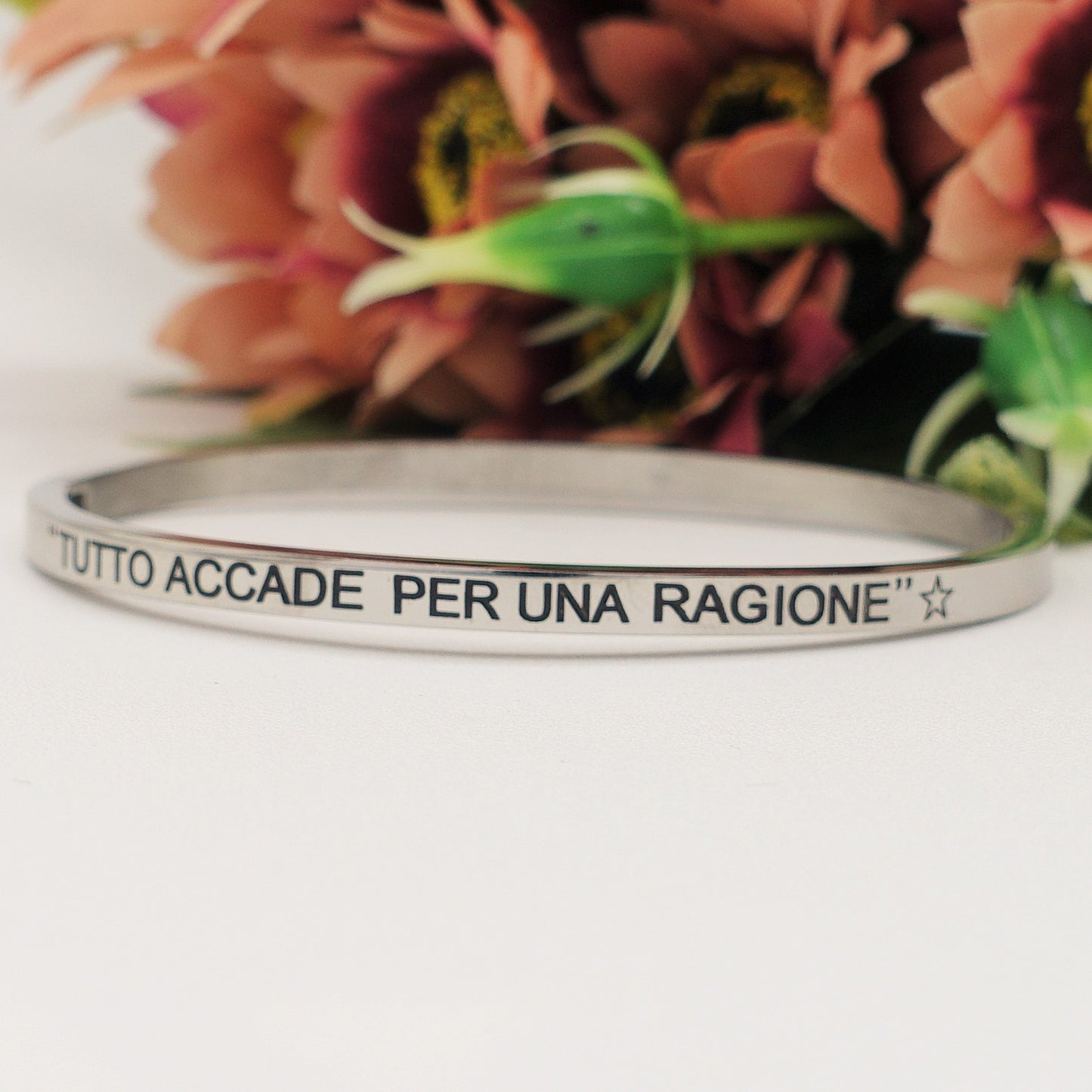 SPECIAL for you - Bracciale manetta con dediche ~ ACCIAIO INOSSIDABILE