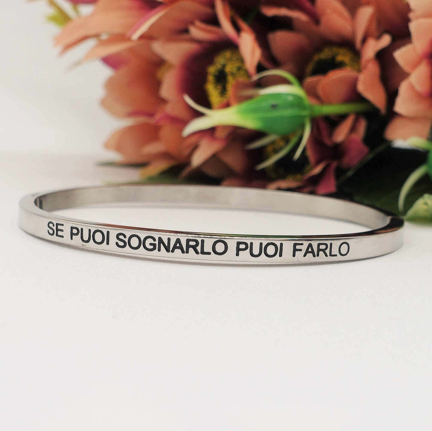 SPECIAL for you - Bracciale manetta con dediche ~ ACCIAIO INOSSIDABILE