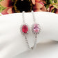 KATE ~ Chunky ~ Bracciale tennis con cuore in Cubic Zirconia