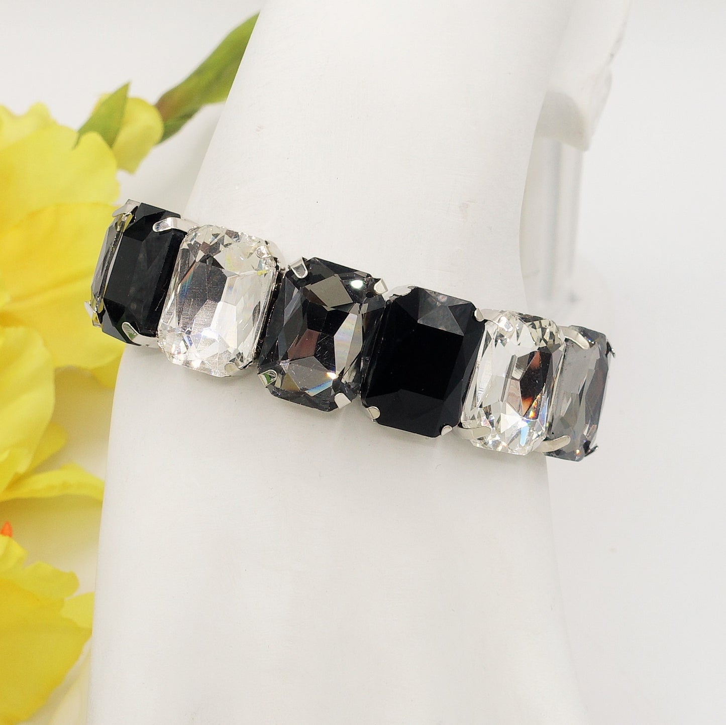 MARGOT new colours - Bracciale Elasticizzato con pietre sfaccettate