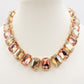 MARGOT collier con pietre sfaccettate - gold