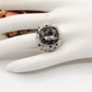 DIVA - Cocktail ring regolabile con cubic zirconia