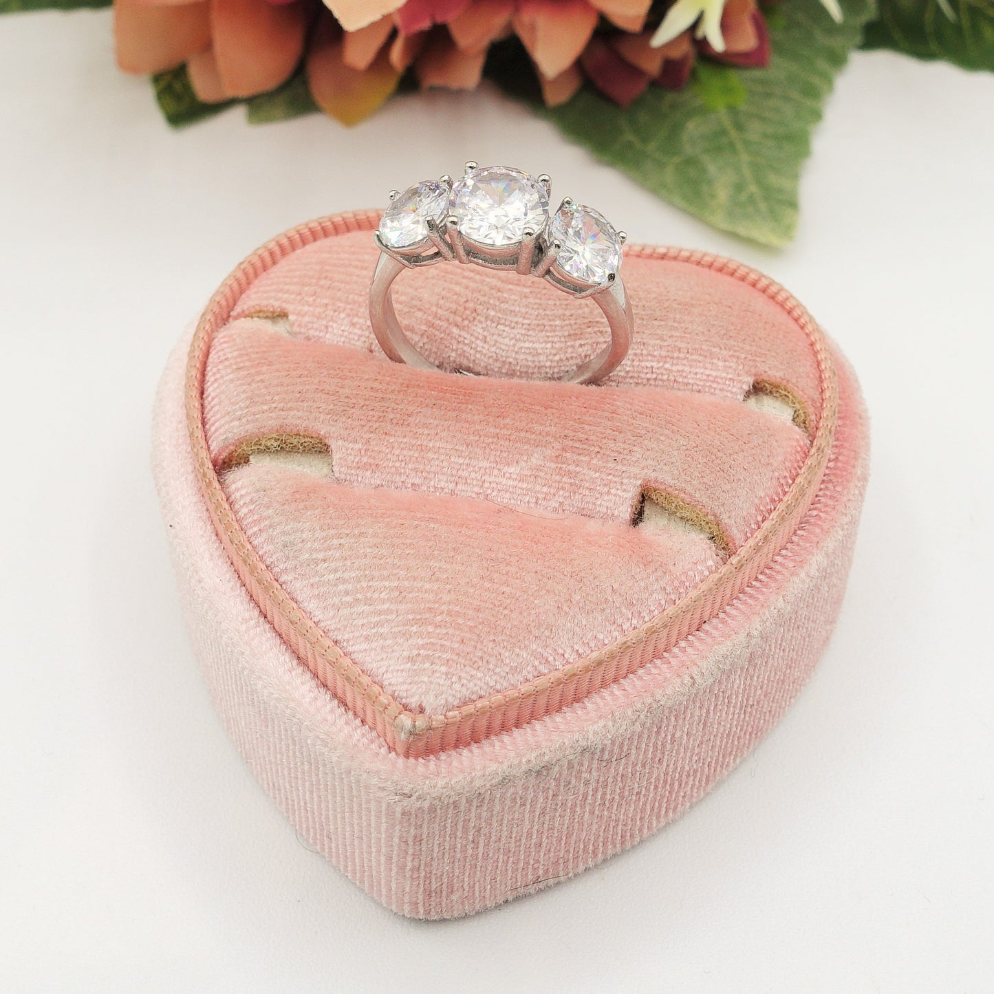 TRILOGY XL - Anello regolabile in ACCIAIO inossidabile con cubic zirconia