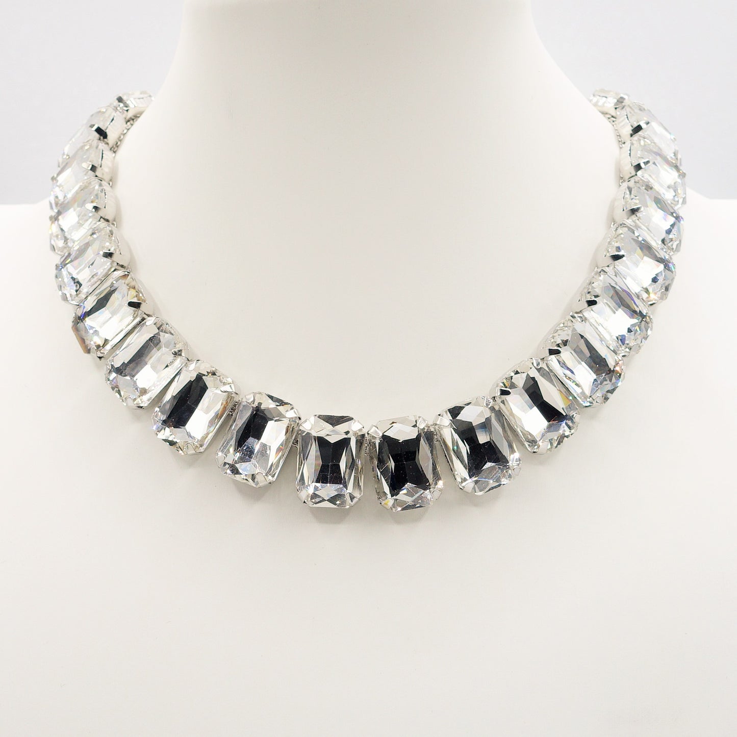 MARGOT CRYSTAL SET - collier bracciale e orecchini con pietre sfaccettate