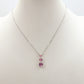 CHERIE triple hearts - ACCIAIO INOSSIDABILE - Collana con triplo cuore in cubic zirconia