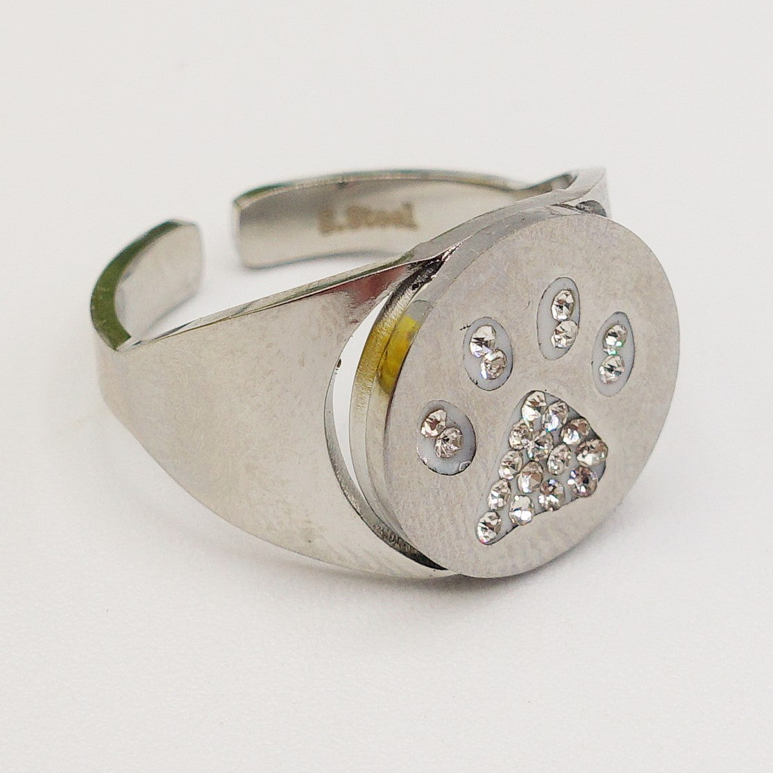 ZAMPA CHEVALIER - ACCIAIO INOSSIDABILE ~ ANELLO CHEVALIER CON CUBIC ZIRCONIA
