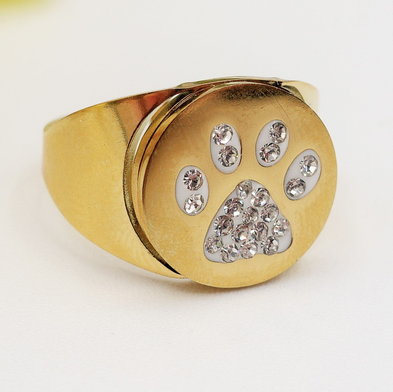 ZAMPA CHEVALIER - ACCIAIO INOSSIDABILE ~ ANELLO CHEVALIER CON CUBIC ZIRCONIA