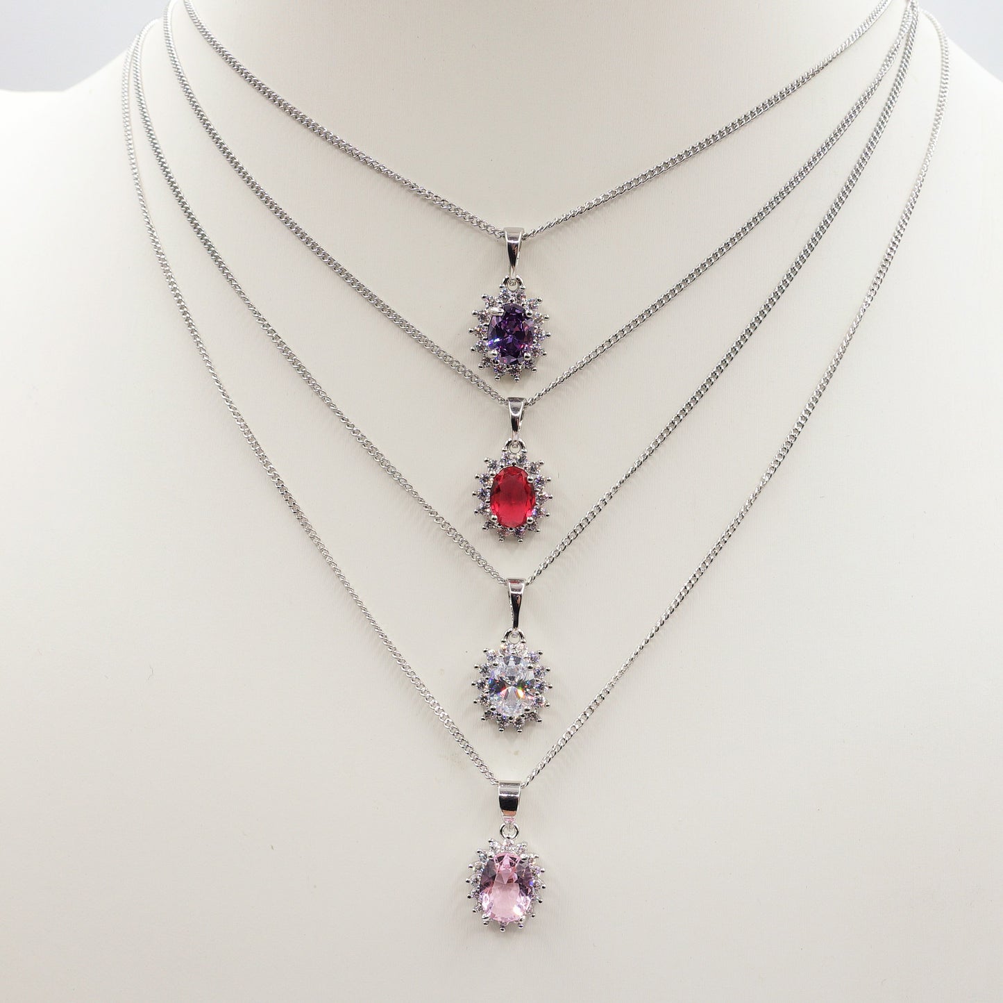 KATE - Collana con pendente cubic zirconia