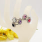 KATE ~ 8 COLORI - Anello regolabile con cubic zirconia a forma di OVALE