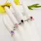 KATE ~ 8 COLORI - Anello regolabile con cubic zirconia a forma di OVALE