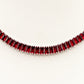 JULIANNE Red set - ACCIAIO INOSSIDABILE- set choker bracciale tennis e anello in cubic zirconia