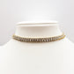 BELLATRIX ~ Tennis Choker doppio girocollo in ACCIAIO INOSSIDABILE con cubic zirconia
